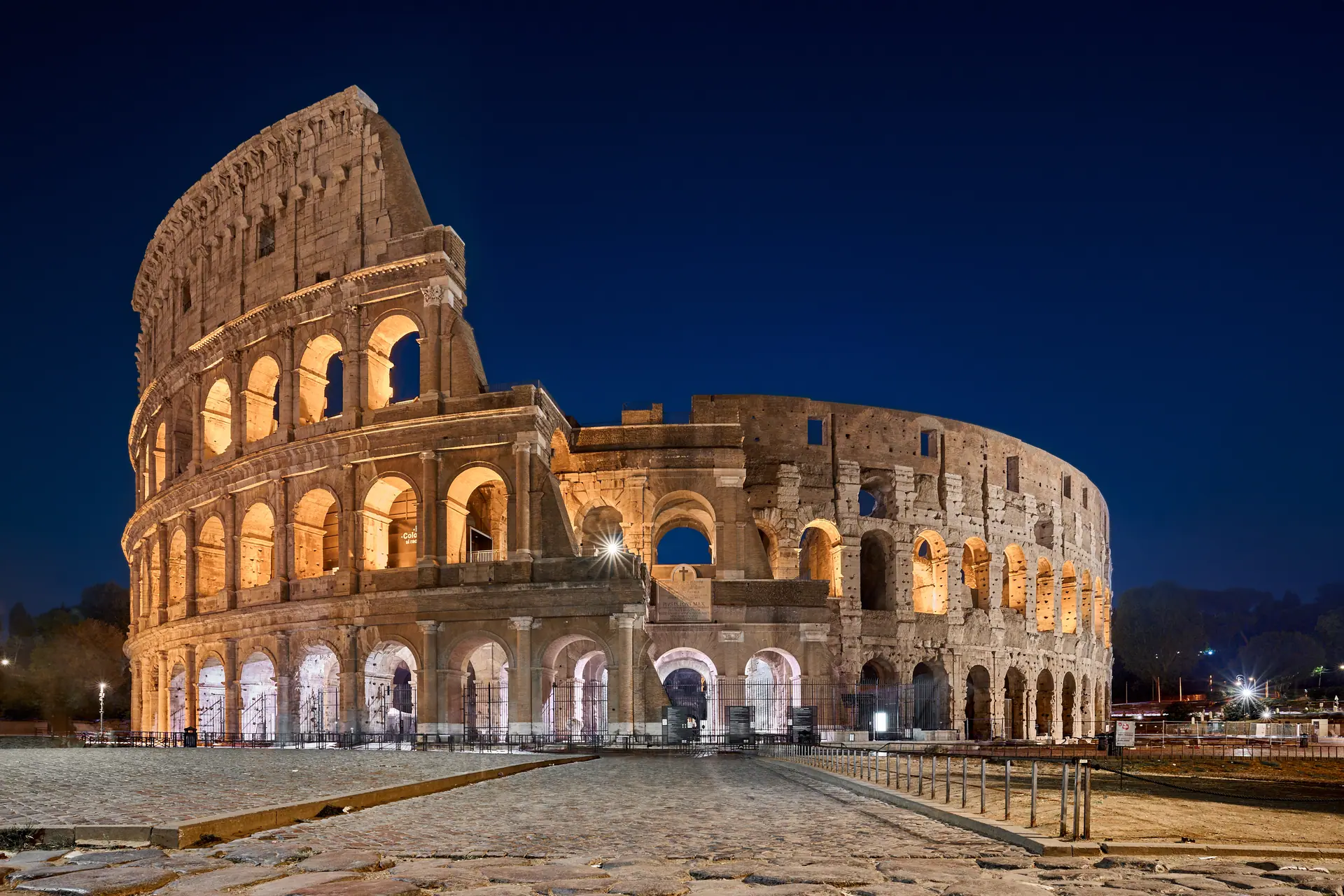 The Colosseum at blue hour