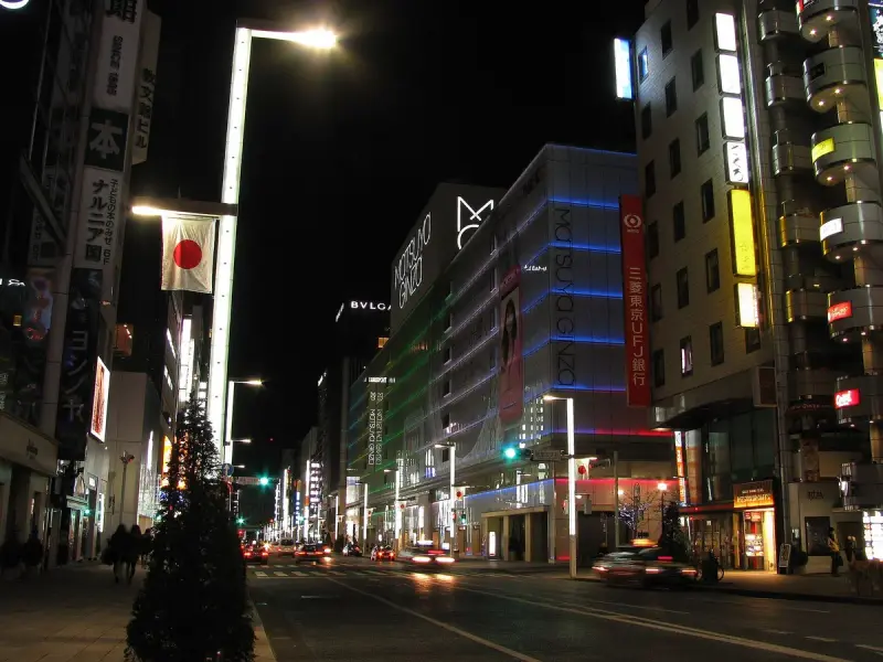 Ginza in tokyo