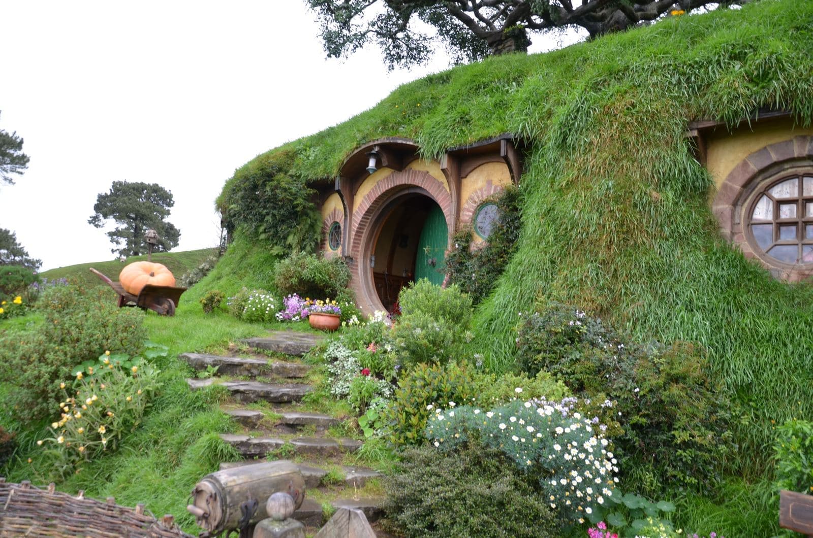 Hobbiton visitor view, September 2016