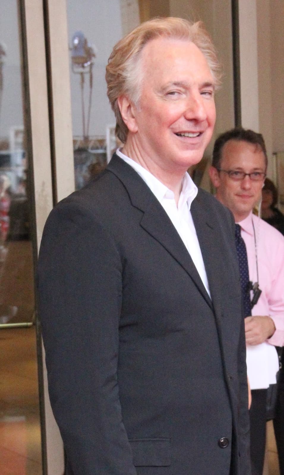 Alan Rickman at a premiere