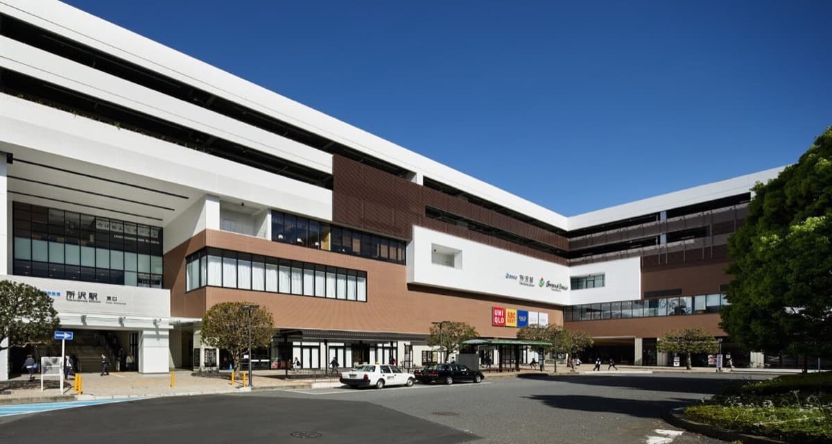 The east side of Tokorozawa Station.