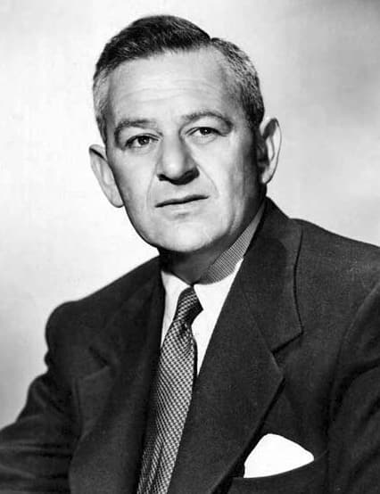 Portrait of the director William Wyler in a suit