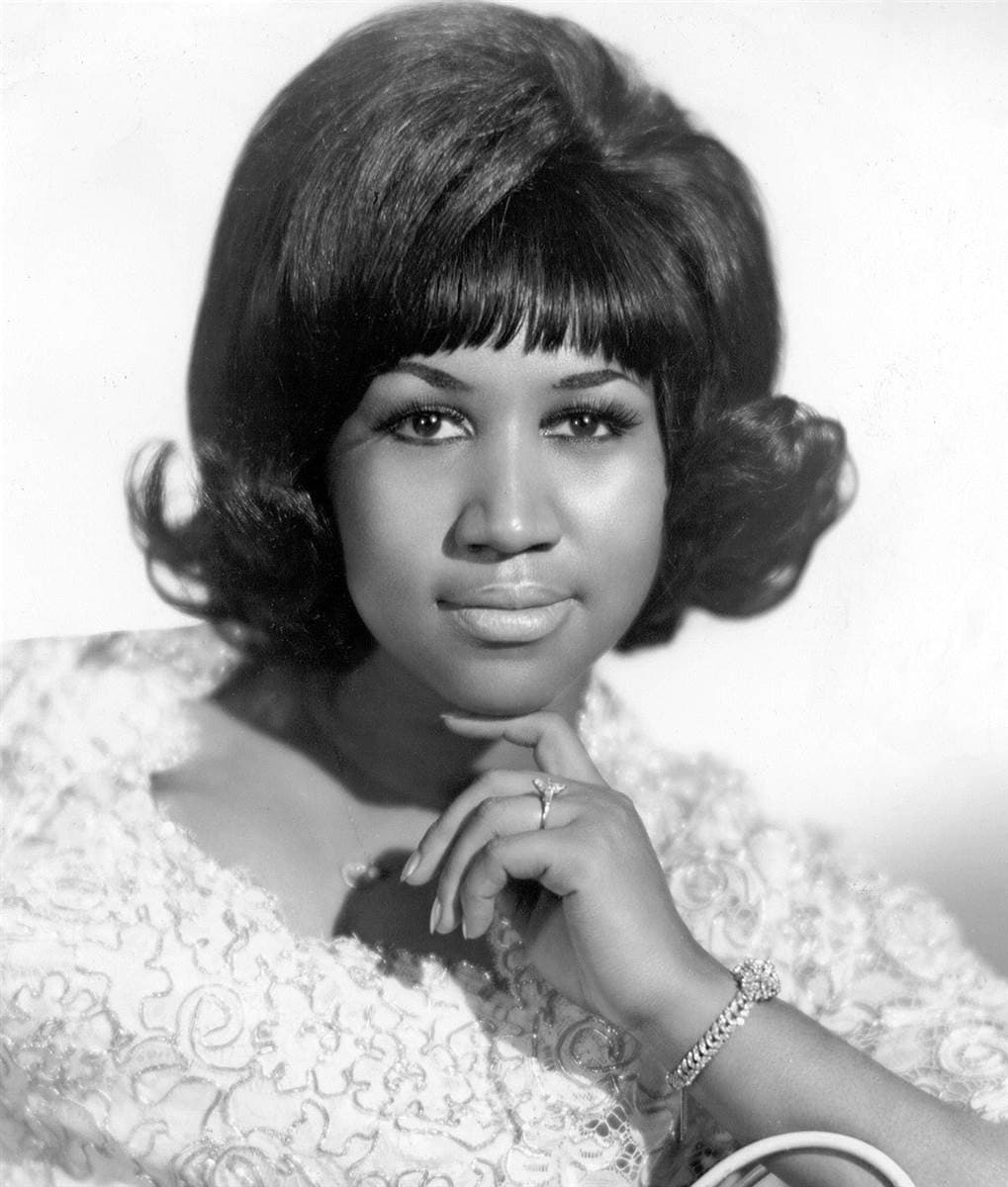 Aretha Franklin in a publicity portrait