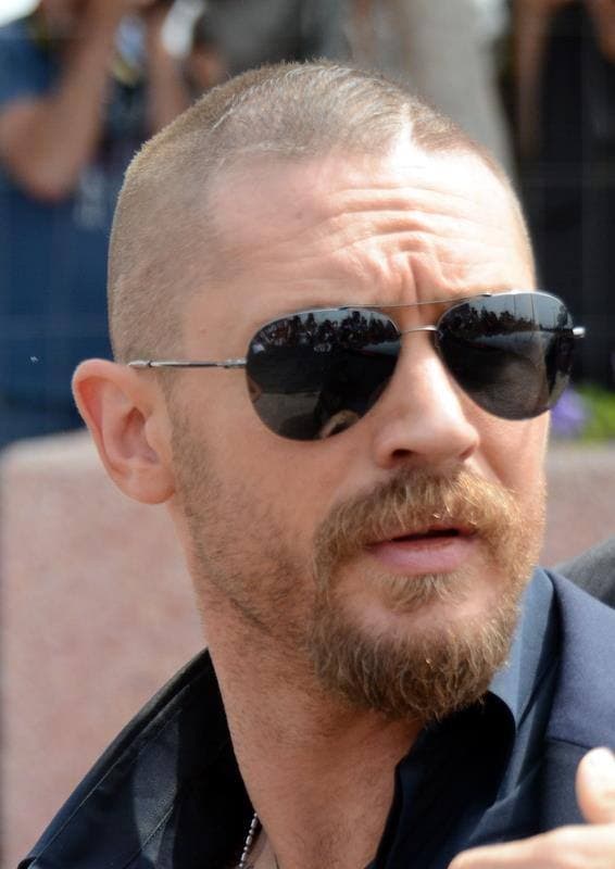 Tom Hardy in sunglasses at Cannes