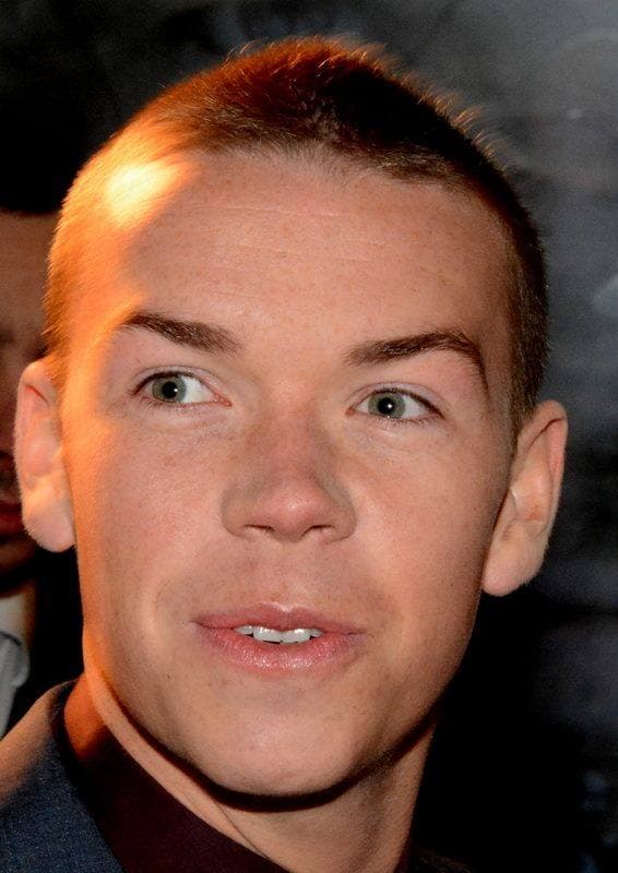 Will Poulter at the Paris premiere of The Revenant