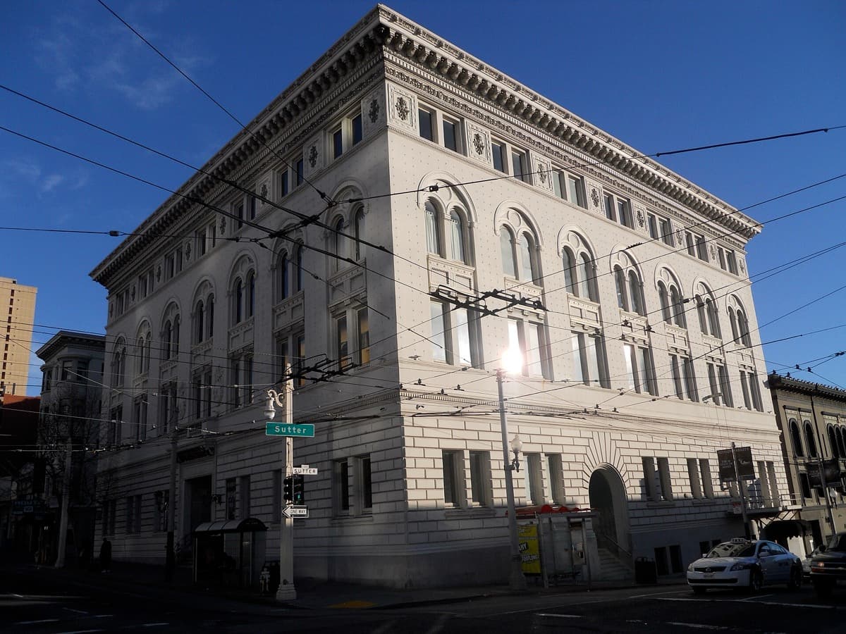 The Regency Center’s domed corner building on Van Ness Avenue