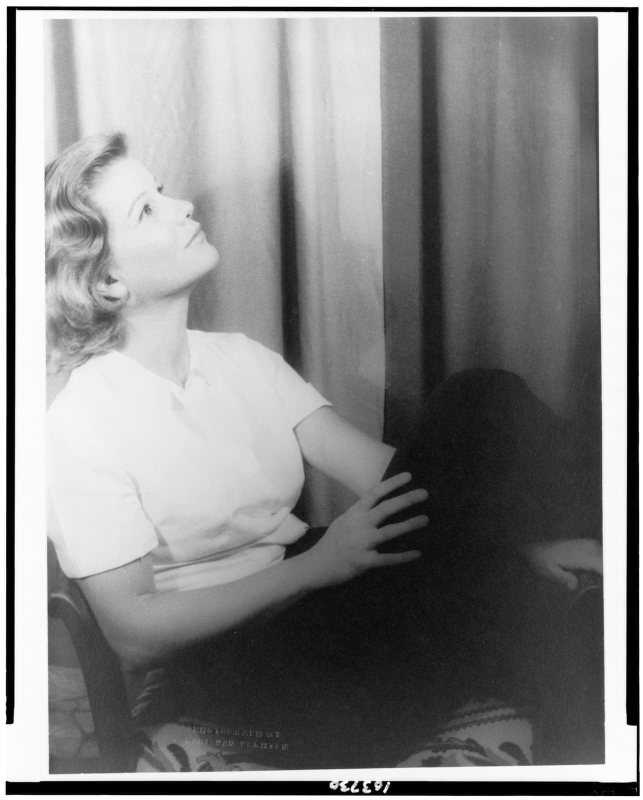 A studio portrait of Barbara Bel Geddes