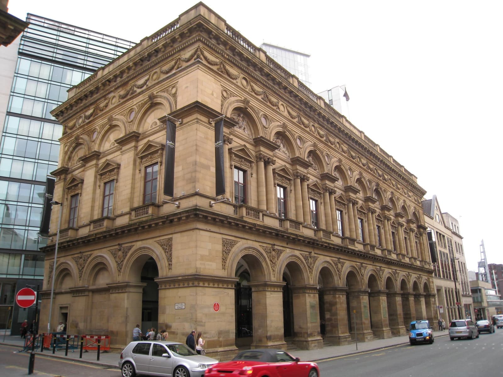 A Victorian palazzo facade of arched windows