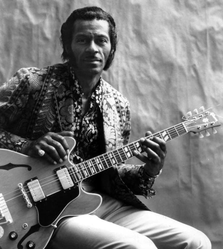 Chuck Berry in a 1972 publicity portrait