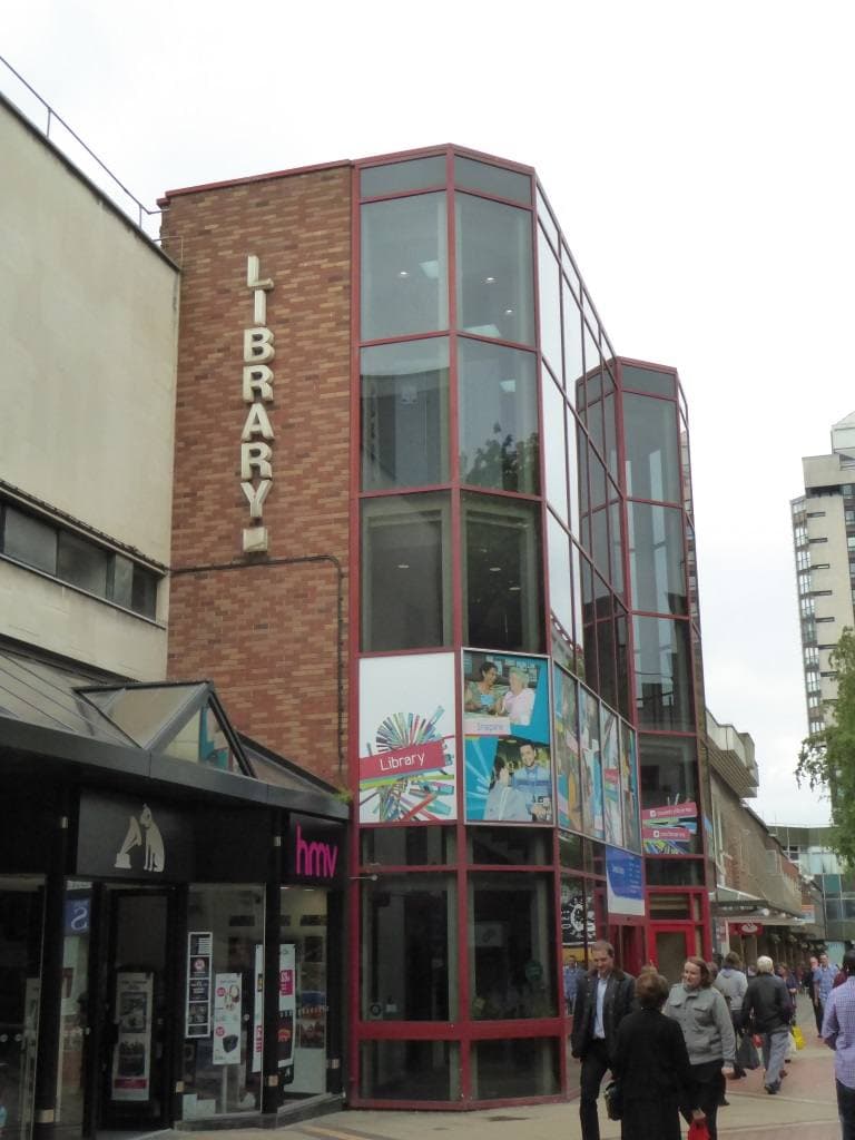 The front of Coventry Central Library