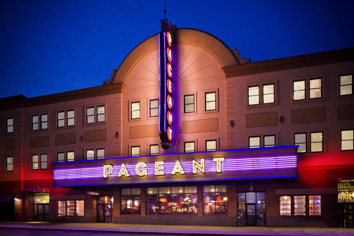 The front of The Pageant concert hall