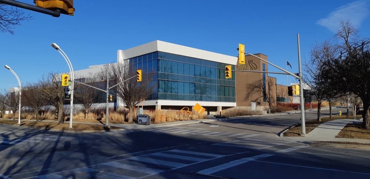 The OVO Athletic Centre practice facility building