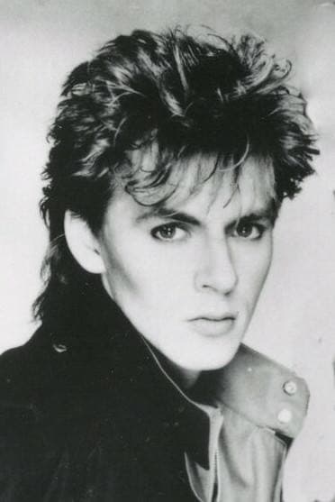 Nick Rhodes in 1983 with blond, swept hair