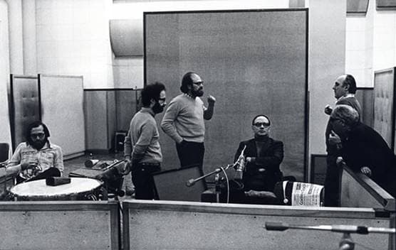 Ennio Morricone: Clang: throw a can on RCA’s cement floor after the nails and stones fail, add the missing r to a 1937 class register, turn over the American names on the Fistful of Dollars credits, find Morricone among the Nuova Consonanza players, and look under a Parioli church at the studio he co-founded.