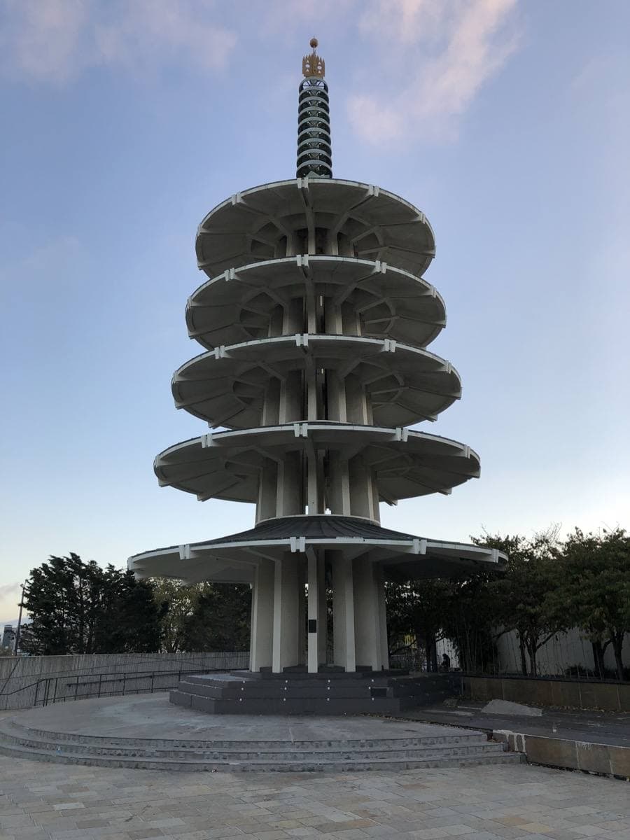 The five-tiered Peace Pagoda in San Francisco’s Japantown