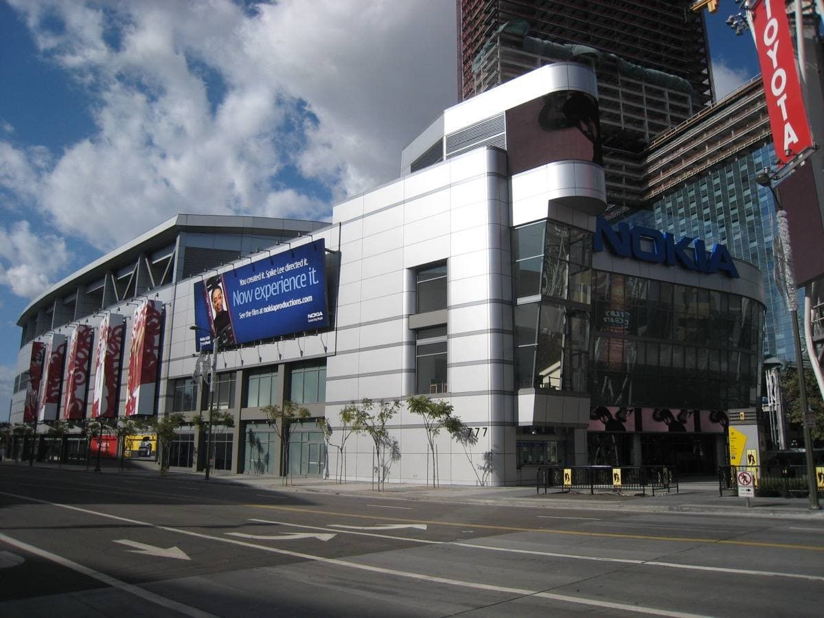 The theatre building at L.A. Live in downtown Los Angeles