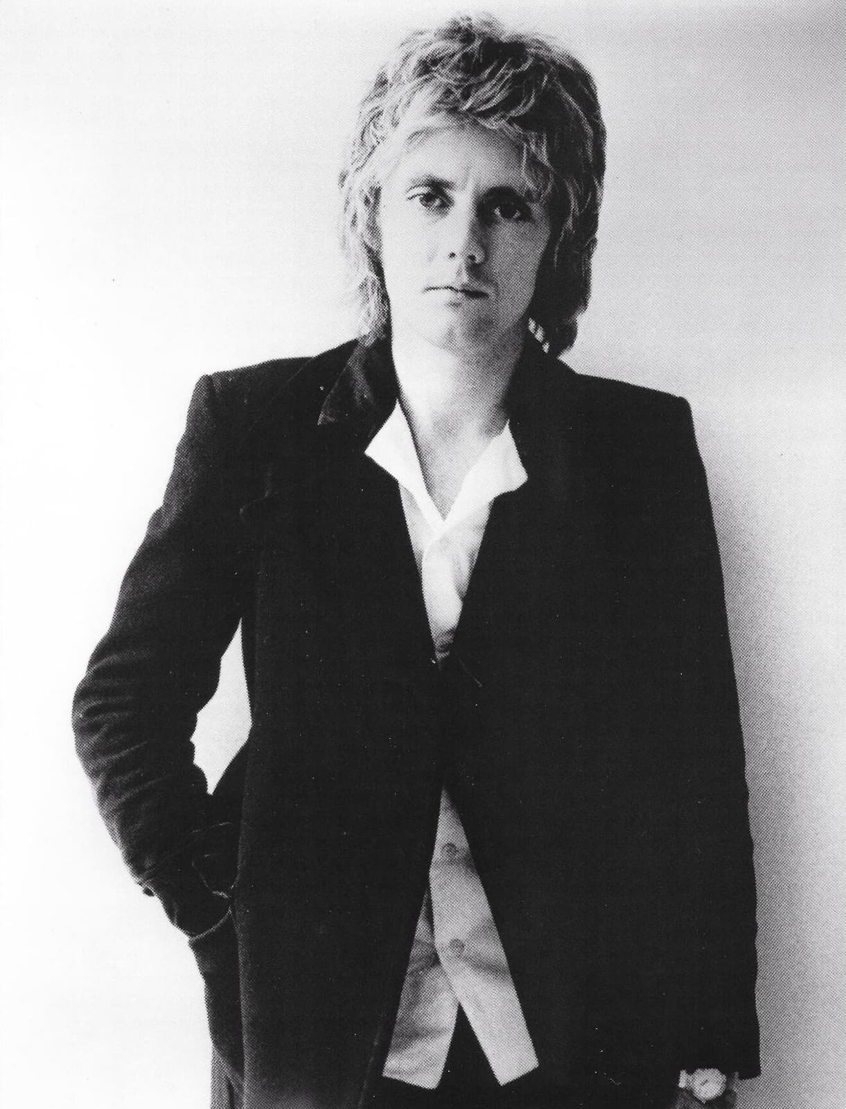 Roger Taylor in a 1977 press portrait