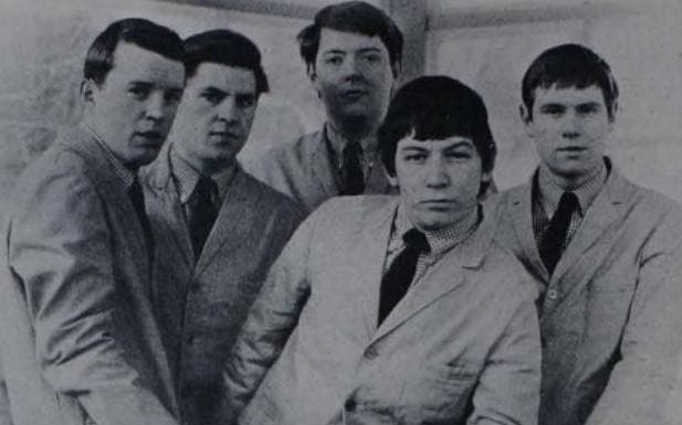 The five Animals in pale jackets in 1964