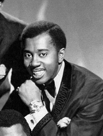 Melvin Franklin smiling in a tuxedo, 1964