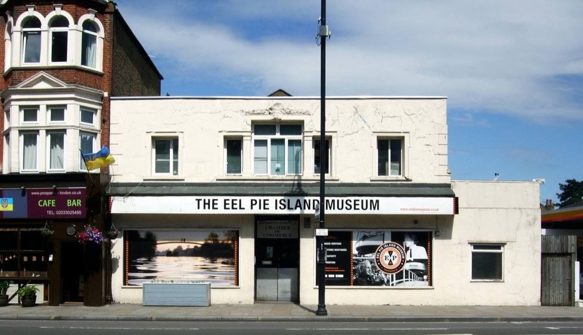 A small museum shopfront on a town street