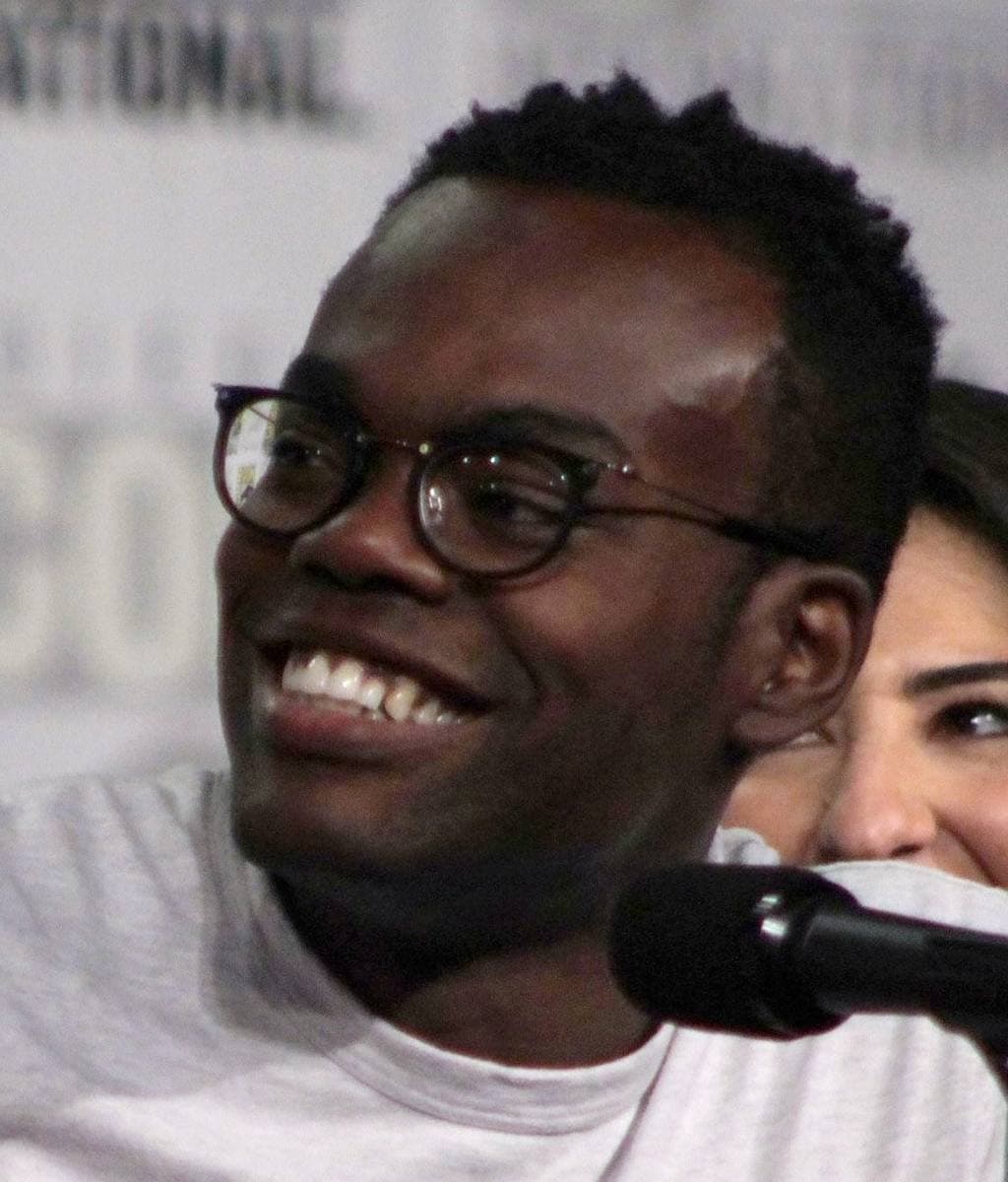 William Jackson Harper at a panel