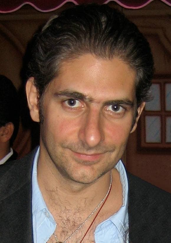 Michael Imperioli smiling, in an open-necked shirt