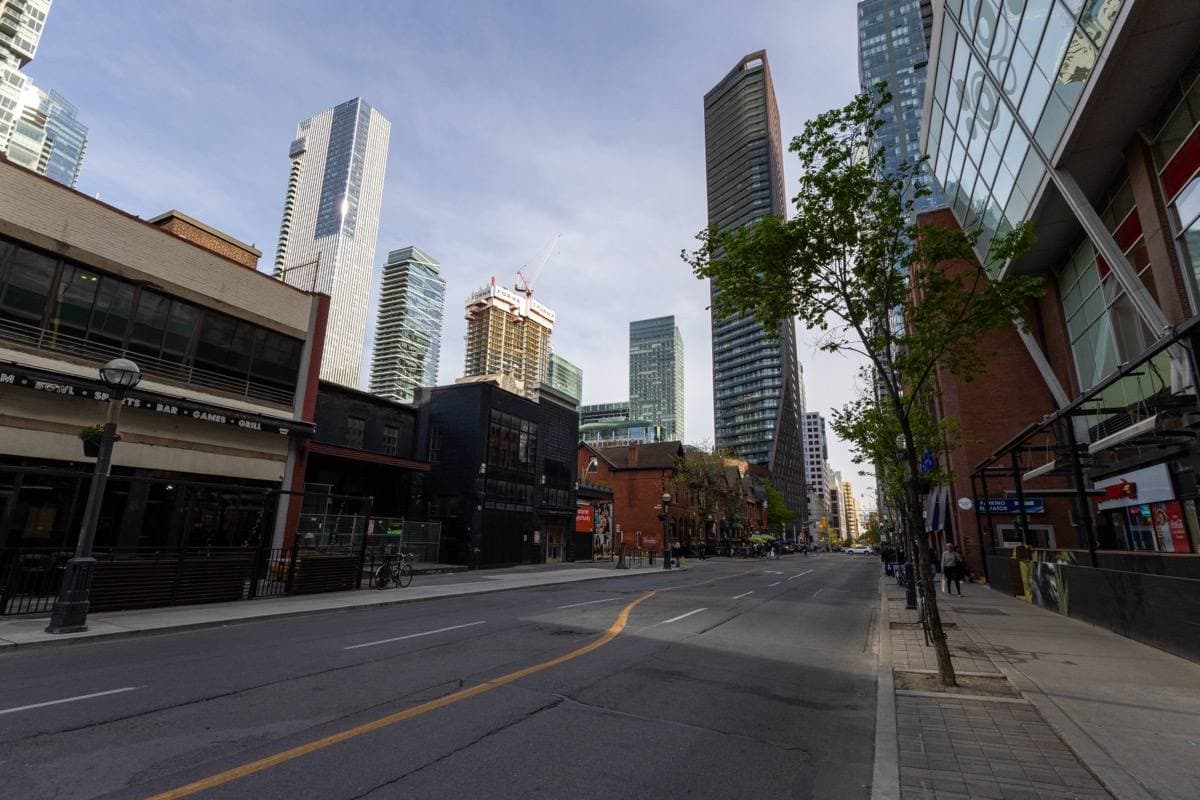 John Street near Richmond Street, Toronto