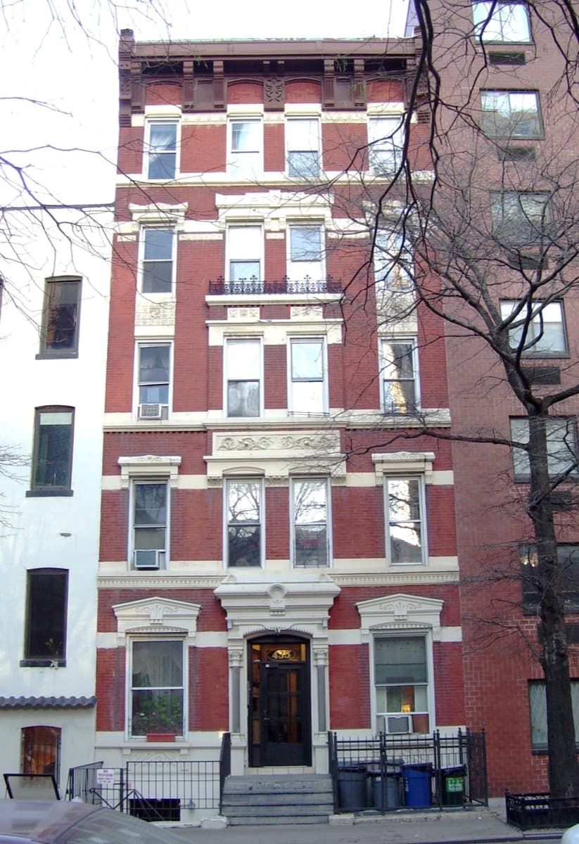 A residential block of West 43rd Street
