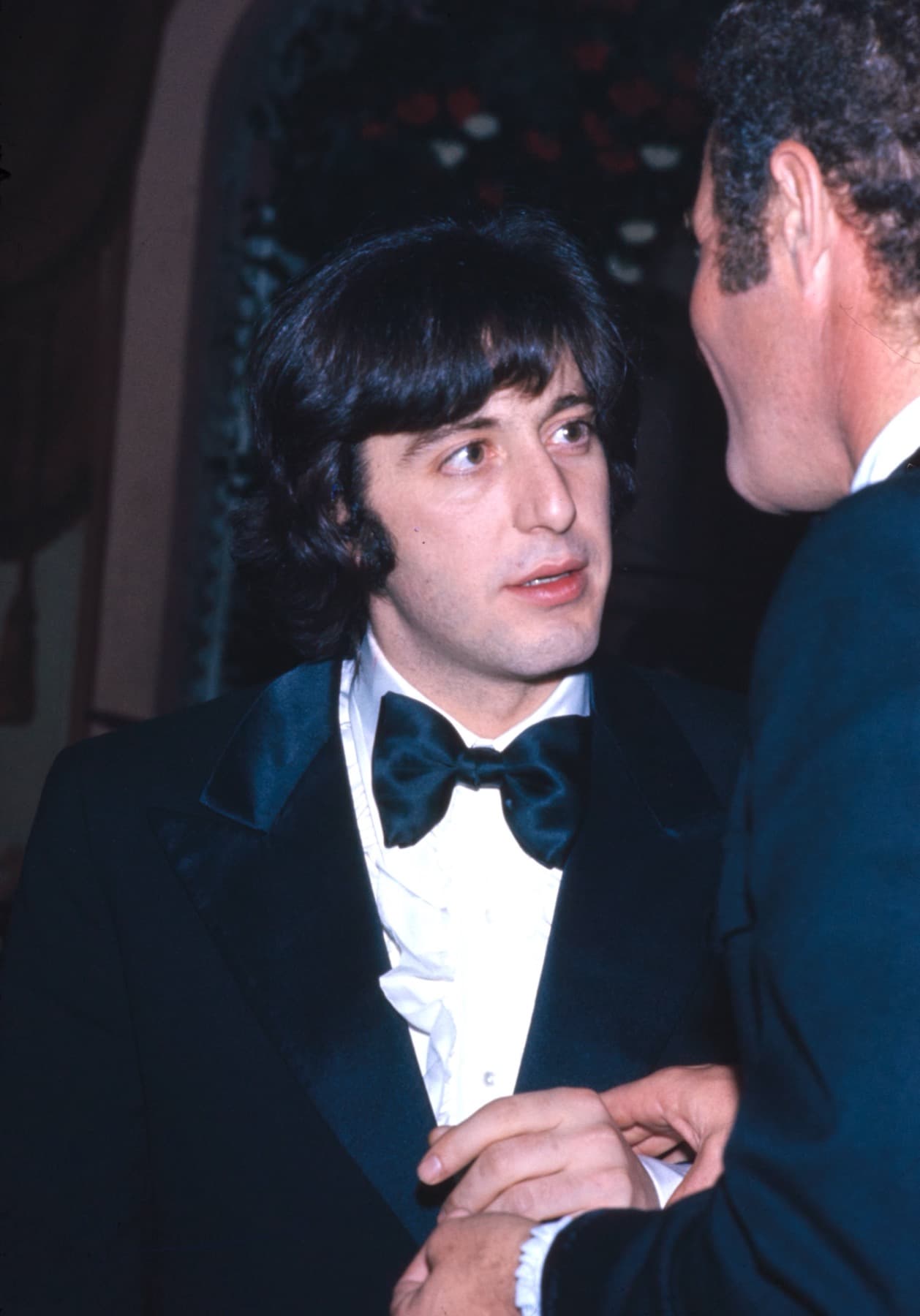Al Pacino and James Caan together, in black and white