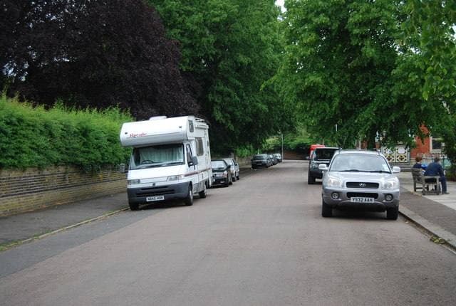 A quiet riverside road in Twickenham