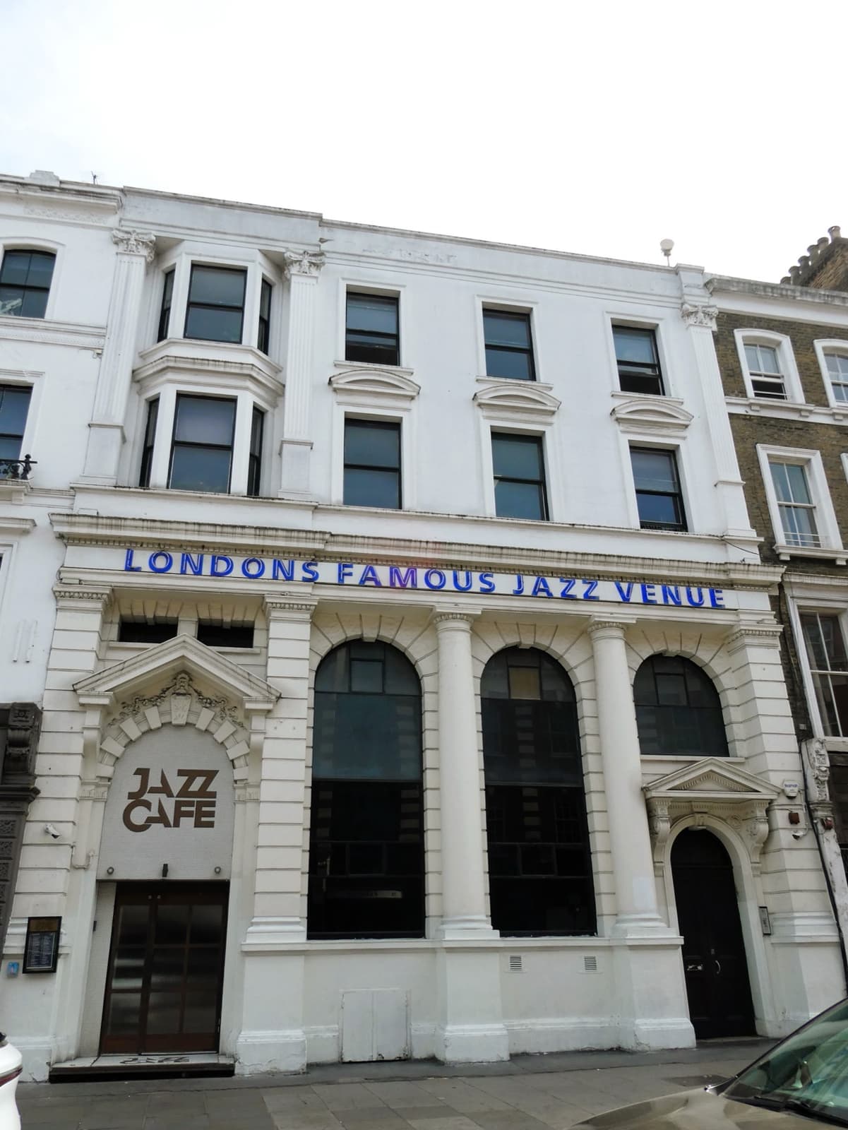 The Jazz Cafe frontage on Parkway