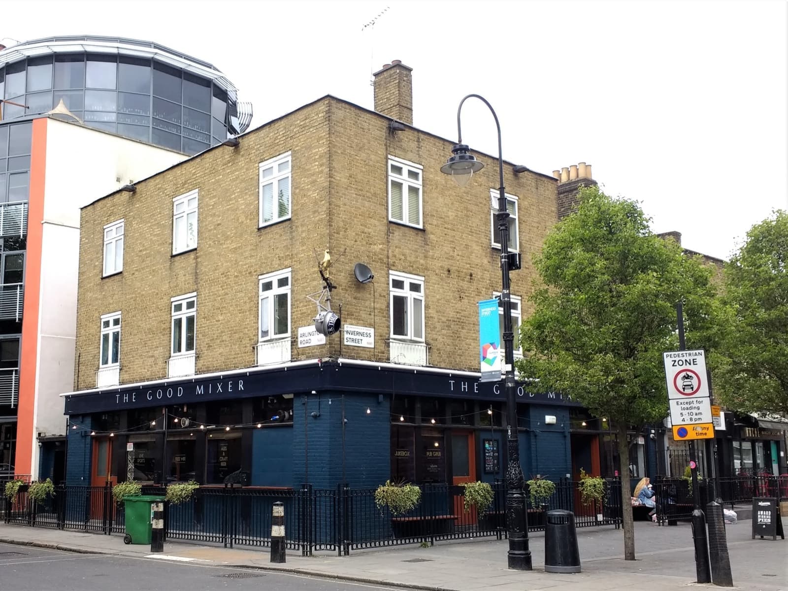 The Good Mixer pub on a Camden side street
