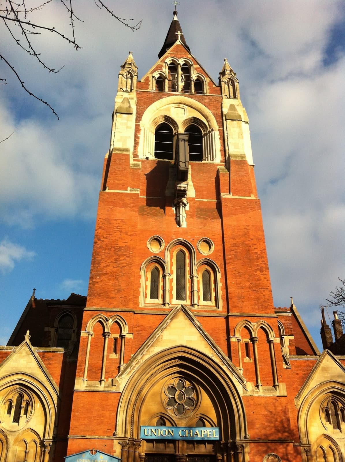 The interior of Union Chapel