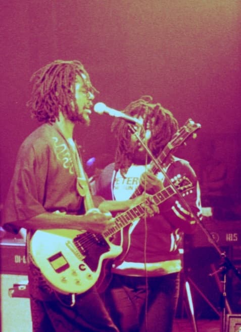 Peter Tosh on stage in Cardiff in 1978