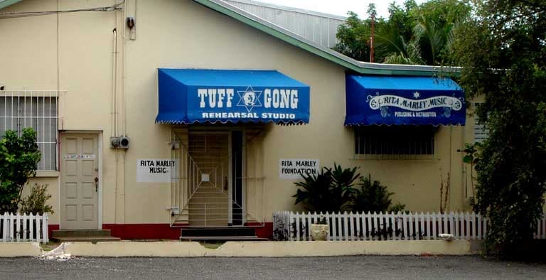The Tuff Gong building in Kingston