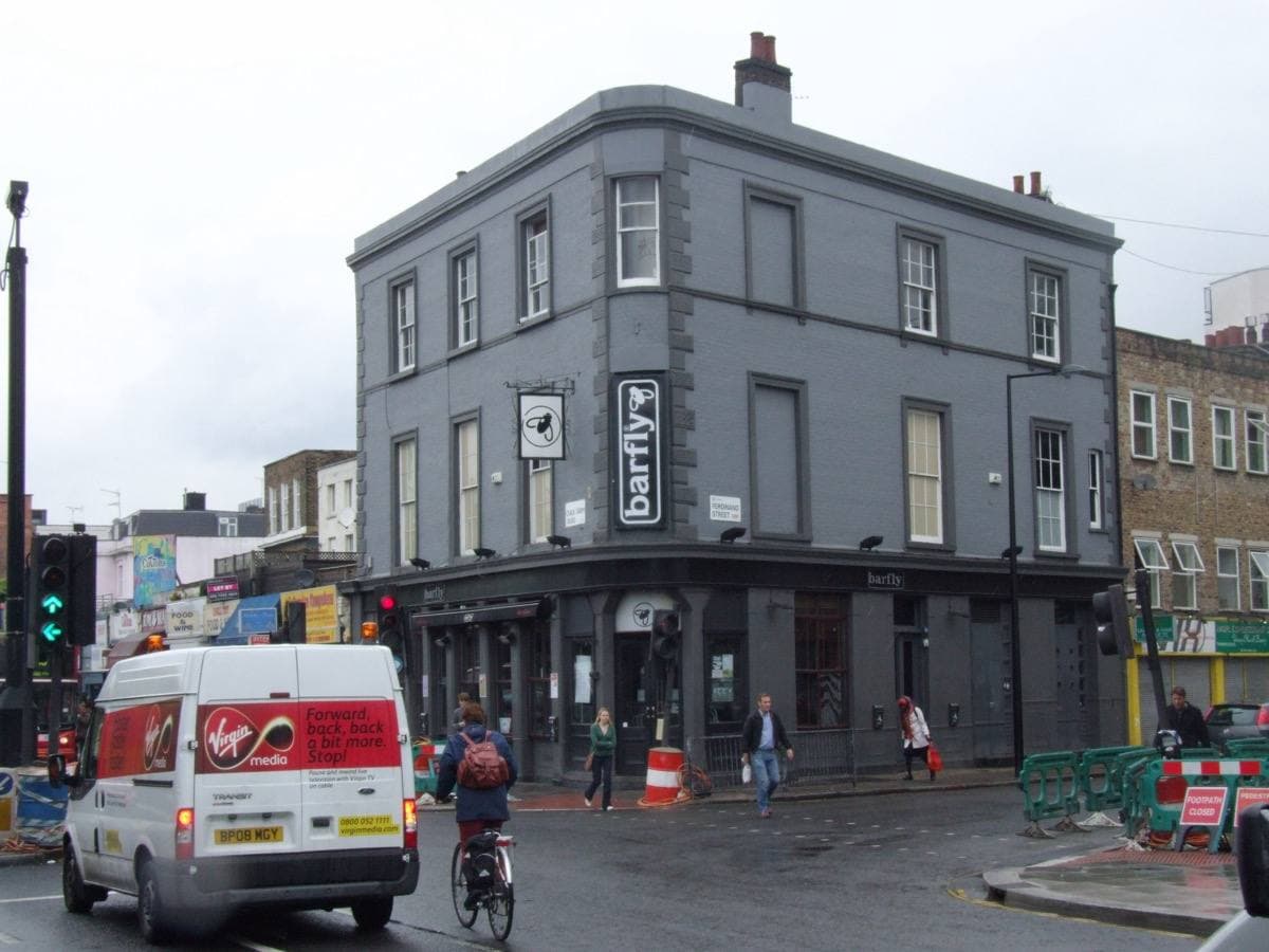 The Barfly music pub on Chalk Farm Road in 2010