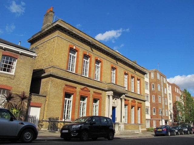 The brick front of RAK Studios in St John’s Wood