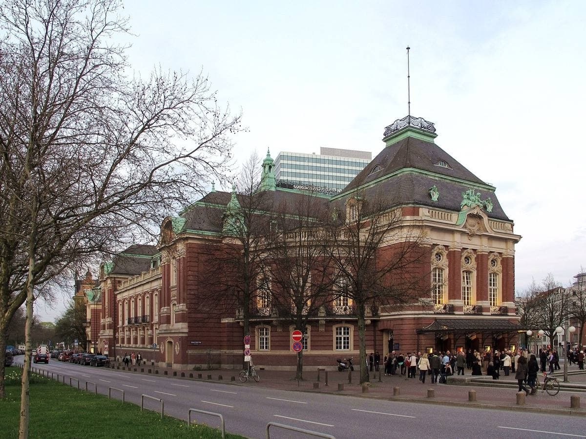 A large neo-baroque concert hall in Hamburg