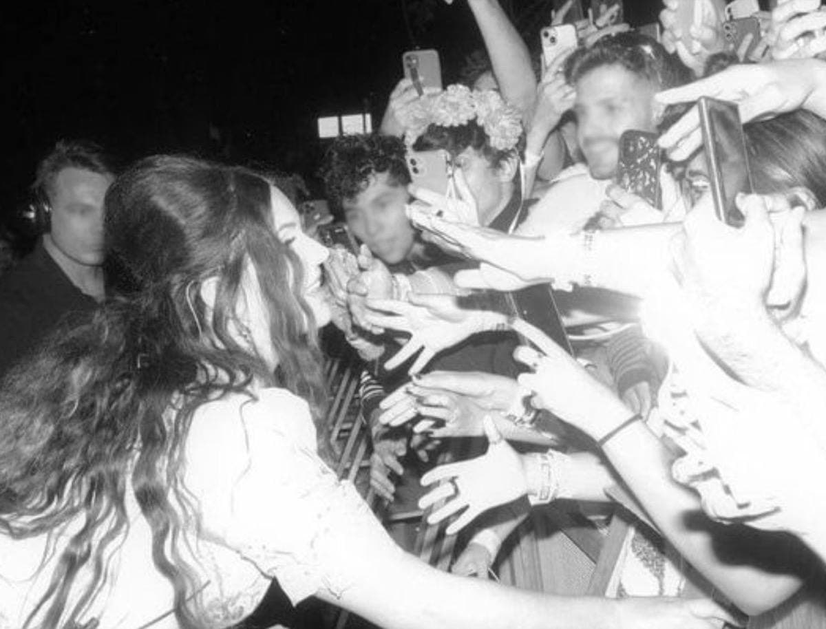 Lana Del Rey on a festival stage in 2023