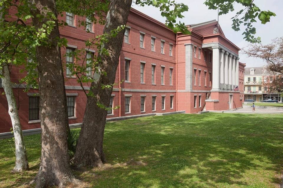 The Old U.S. Mint building on Esplanade Avenue, home of the New Orleans Jazz Museum