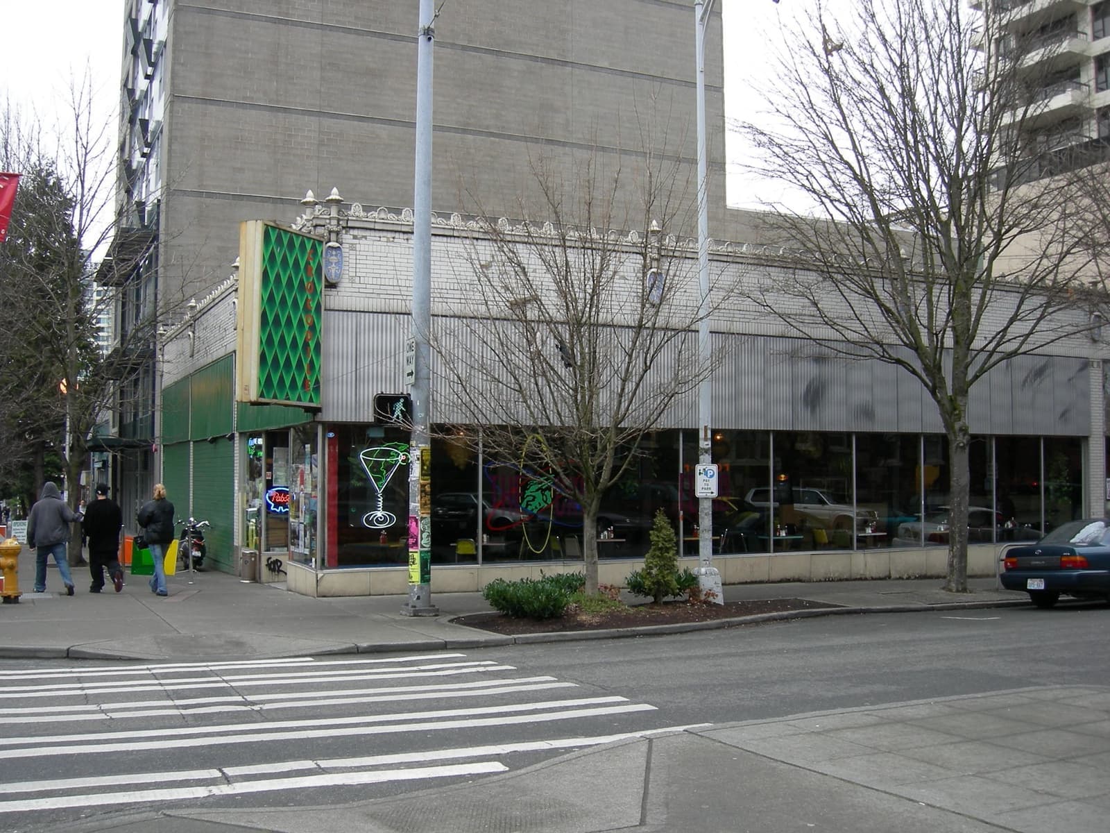 The front of the Crocodile Cafe on a Belltown corner