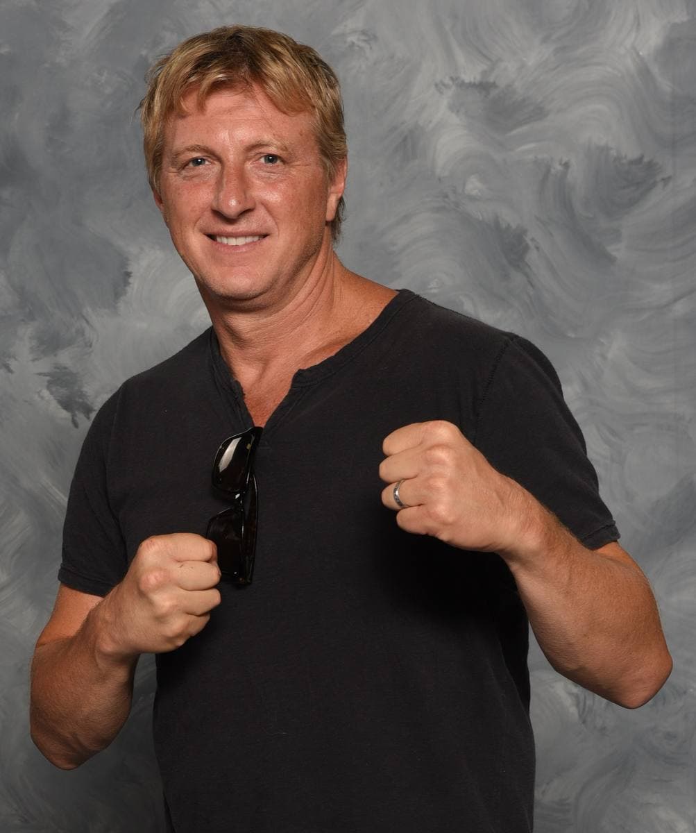 William Zabka smiling at a fan convention
