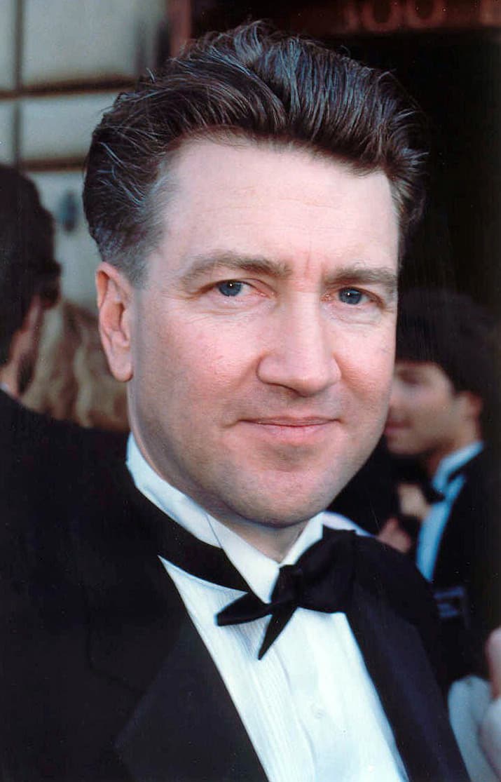 David Lynch wearing a bow tie at the 1990 Emmy Governor’s Ball.