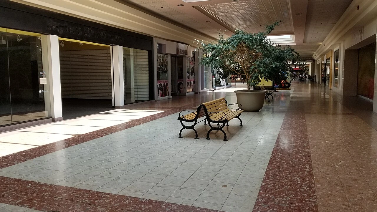 View of North DeKalb Mall — historic filming site