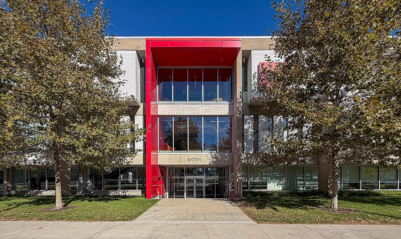 View of Batten Hall — former WGBH Studio A
