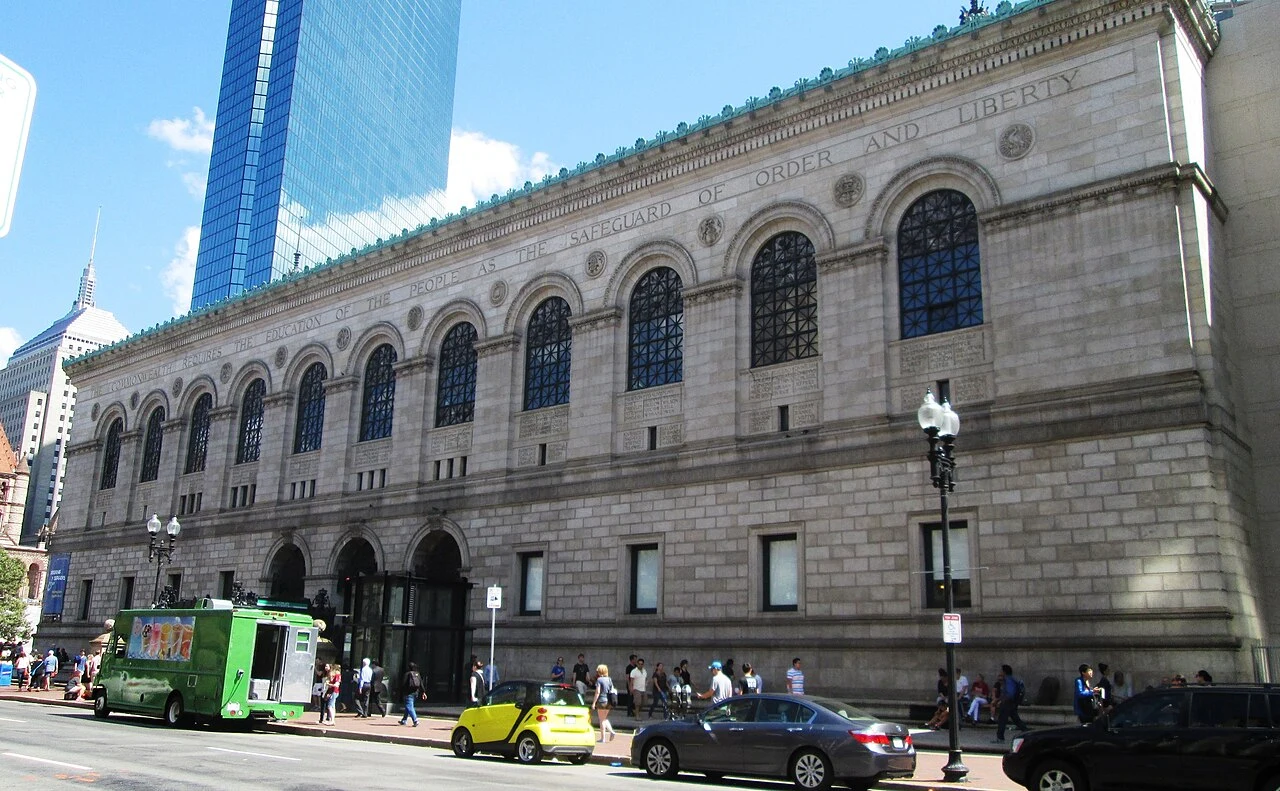 View of Boston Public Library, 700 Boylston Street