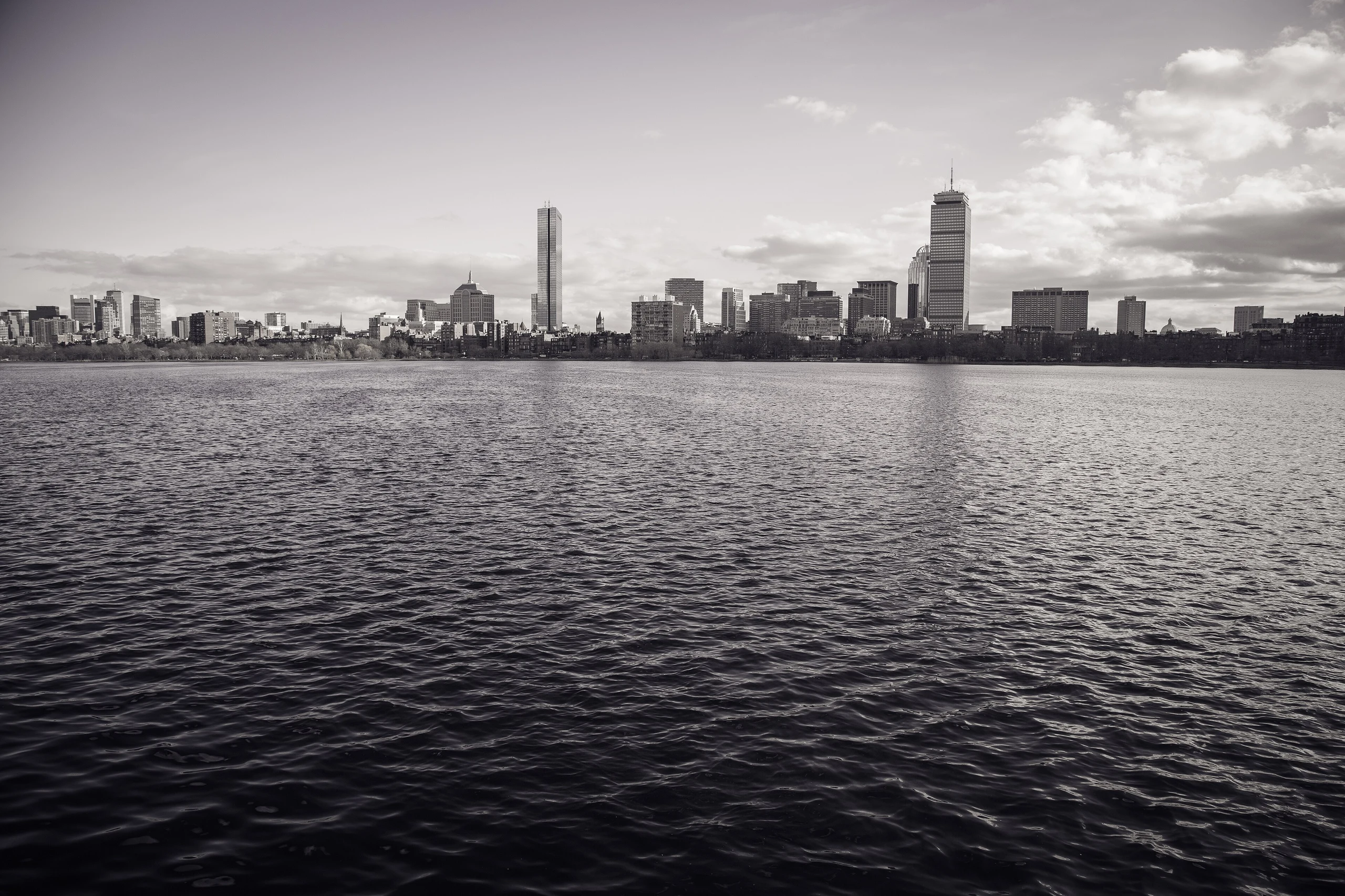 Boston’s Back Bay skyline from Cambridge