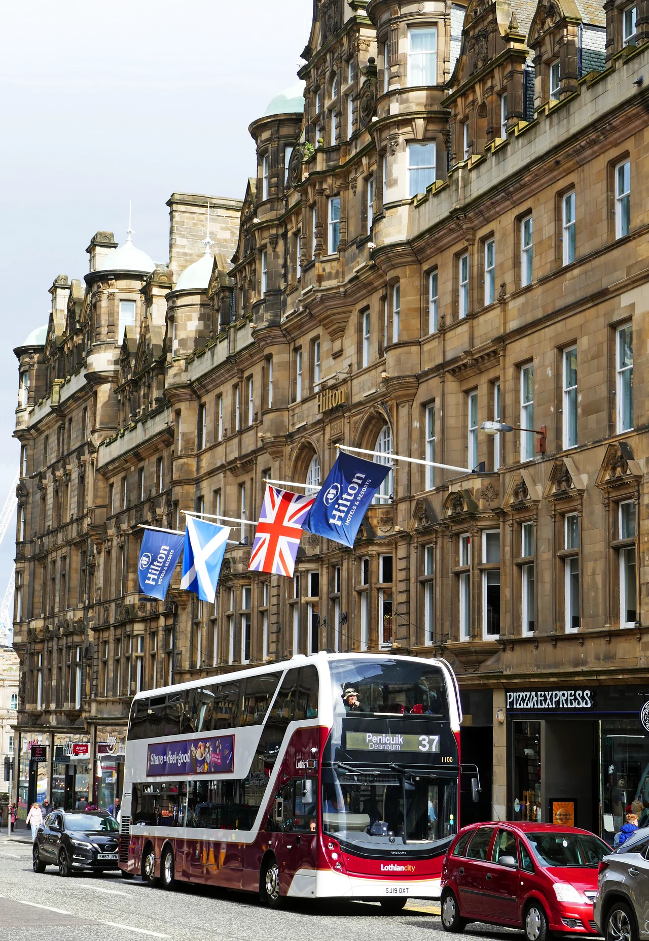 View of Hilton Edinburgh Carlton