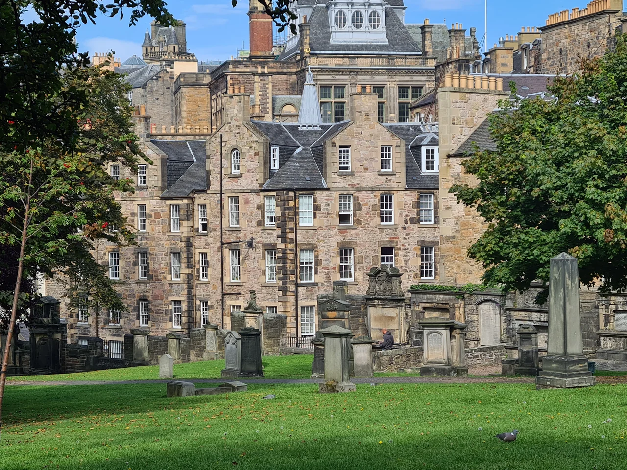 View of Greyfriars Kirkyard
