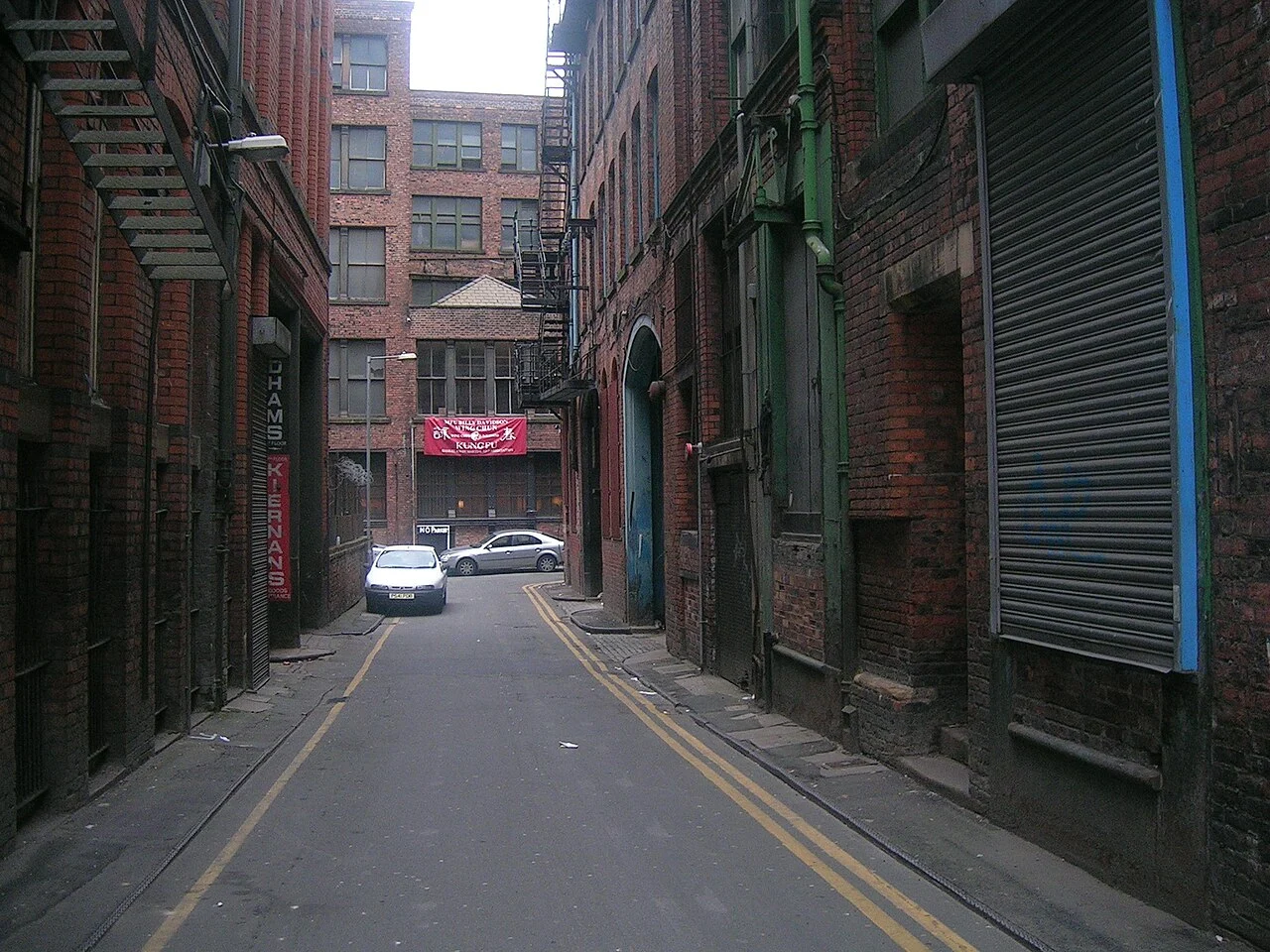 View along Mangle Street, Manchester